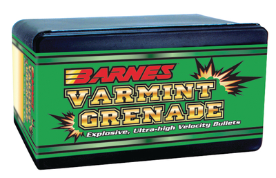 Varmint Grenade Bullets Lead Free .224 Diameter 50 Grain 1:10 In