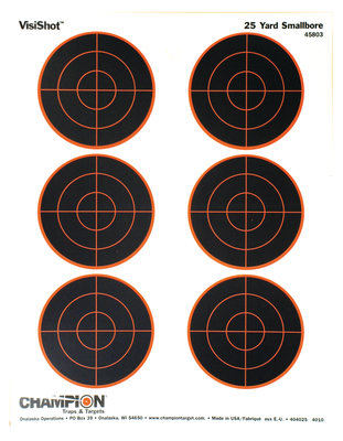 VisiShot 3 Inch Circle Target 10 Per Pack