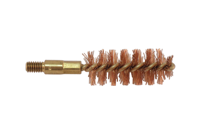 Brass Core-Bronze Bristle Pistol Length Bore Brush .50 Caliber