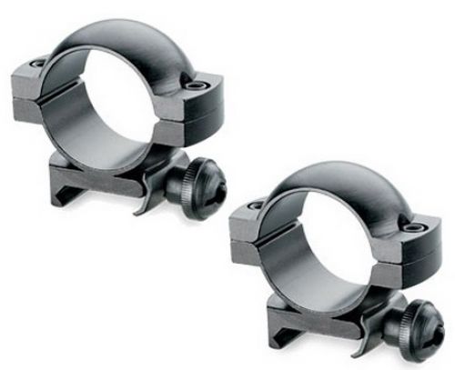 Aluminum Rings For Weaver-Style Bases 1 Inch Medium Matte Black