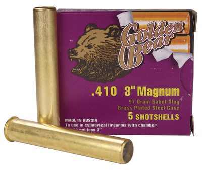 Golden Bear Slug Load .410 3 Inch 97 Grain Slug