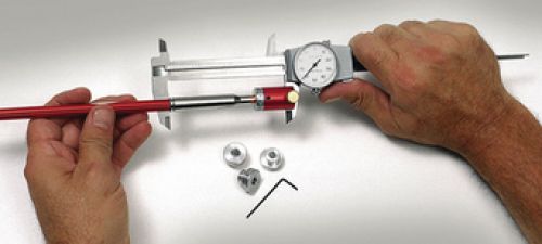 Bullet Comparator Set With 6 Inserts for Precision Measurement .