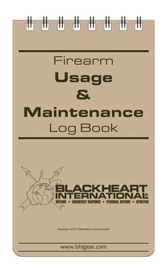 Firearm Usage And Maintenance Log Book