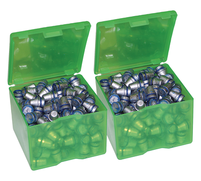 Cast Bullet Box Clear Green Set of Two