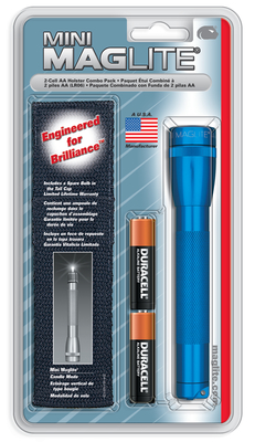 Mini-Maglite Holster Combo Packs Blue