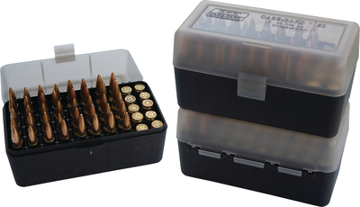 MTM  Ammo Box 50 Round Flip-Top 22-250 6mm PPC 7mm BR