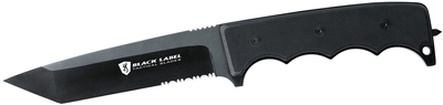 Black Label Stone Cold Tanto G-10 Fixed Blade Knife 5.625 Inch Tanto Blade Textured Black G-10 Handle Boxed