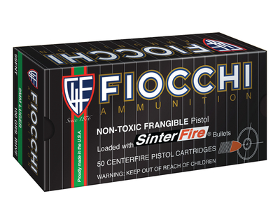 Sinterfire Frangible Lead Free 9mm Luger 100 Grain 1000 Rounds per Case