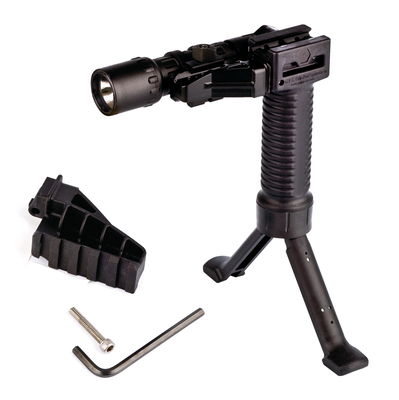 Grip Pod Single Light Rail Black