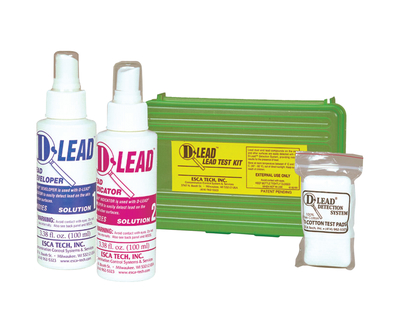 D-Lead Pocket Test Kit Includes Solution 1 and 2 and 20 Test Pads