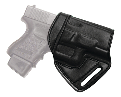 Middle of the Back Holster for 1911 Three Inch Compact Right Hand Black