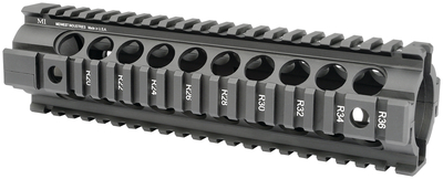 Gen2 Two-Piece Free Float Handguard Mid-Length Black