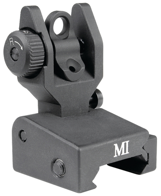 Midwest Industries Low Profile Flip Up Rear AR 15 Sight