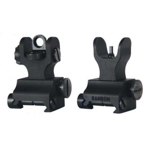 QuickFlip Folding Front/Rear Sight Package Rail Mount A2 Front Sight/A2 Rear Sight