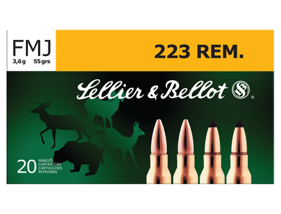 Rifle Ammunition .223 Remington 55 Grain Full Metal Jacket