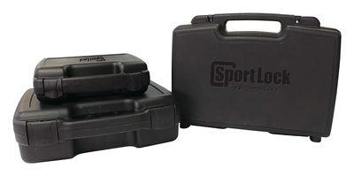 SportLock Plastic Quad Handgun Case 14 Inch Black