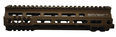 Super Modular Handguard Rail MLOK MK4 9.5 Inch Desert Dirt