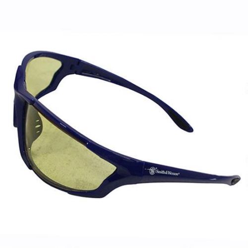 S&W Major Full Frame Shooting Glasses Blue Frame Amber Lens