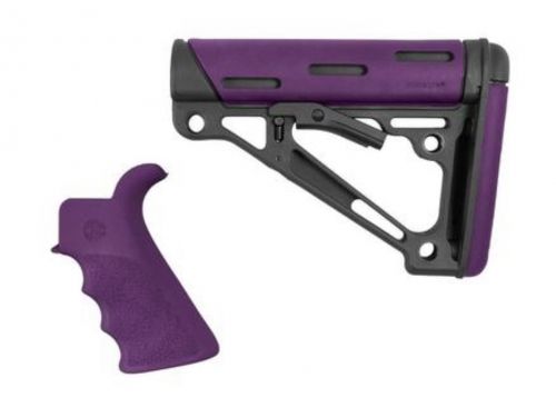 HOGUE AR15/M16 Kit-FG Beavertail Grip/OverMolded Collapsible Stock