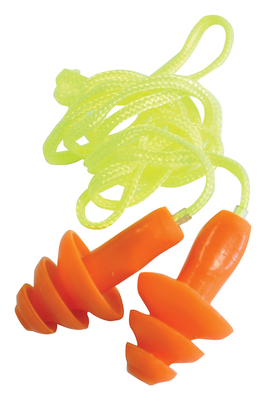 Reusable NRR27db Ear Plugs With Cord and Case