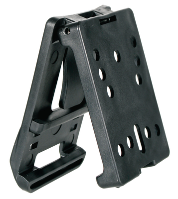 High Ride Duty Belt Loop With Screws Black