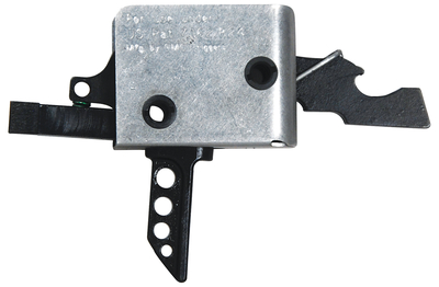 Lantac E-CT1 Single Stage AR-15/AR-10 Flat Trigger 3.5 Pound Pull Black Trigger