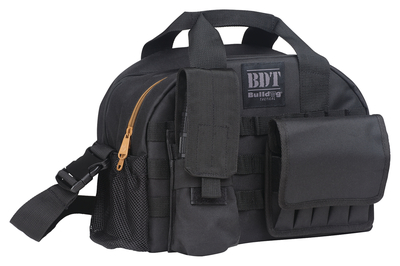 BDT Tactical Range Bag With MOLLE Pouches Black