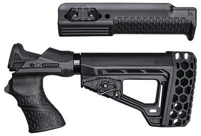 Knoxx SpecOps Stock Gen III for 12 Gauge Mossberg 500 Black