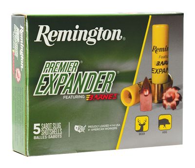 Remington Expander Slug 20ga 3  250gr  5rd box