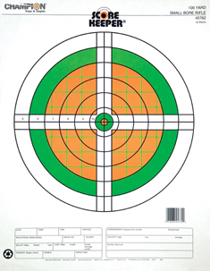 OUTERS TGT 100YD SMBORE RIFLE FLOURESCENT