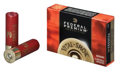 FED PREMIUM 12GA 2.75 4 BUCK 34 PELLETS 5/50