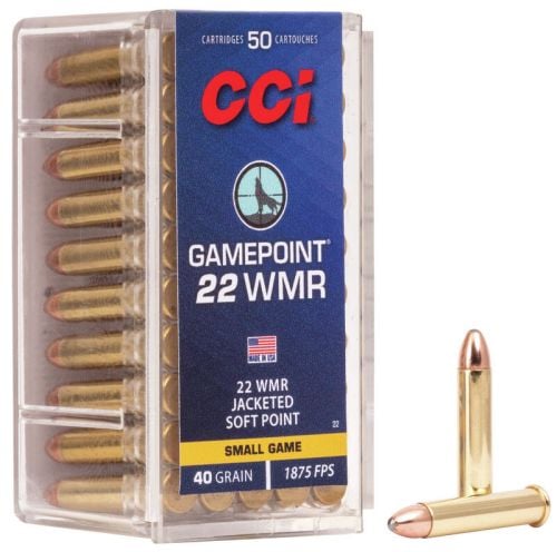 CCI .22 MAG  40GR GAMEPOINT 50/40