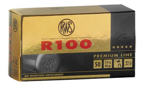 WAL AMMO RWS .22 LR  40GR R100 C CLASS 50/100