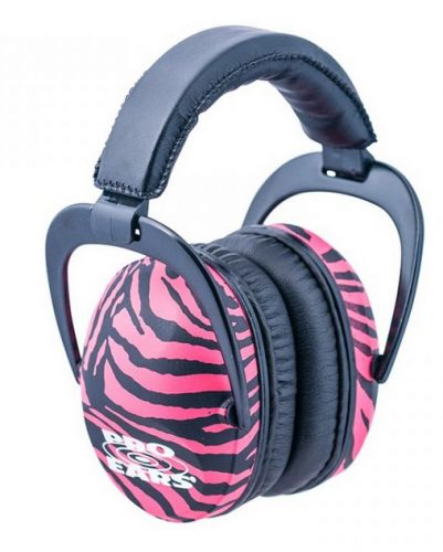 PRO EARS ULTRA SLEEK PINK ZEBRA