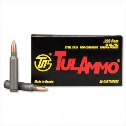 TULA .223 Remington 55GR FMJ 40/25