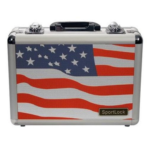 SPORTLOCK DBL PISTOL ALUMINUM CASE USA