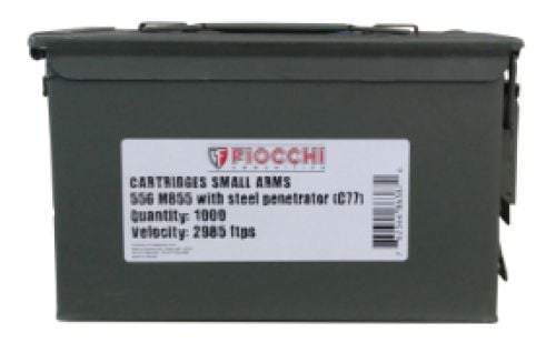 FIO M855 556 BULK AMMO METAL CAN 1000 RDS