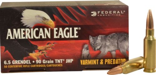 FEDERAL AMERICAN EAGLE 6.5 GRENDEL  90gr Hollow Point 50rd box value pack