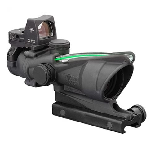 Trijicon ACOG RMR Combo 4x 32mm Green Chevron Reticle Rifle Scope