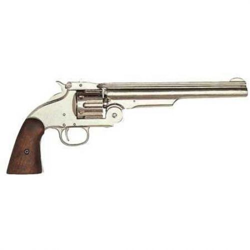 Taylors & Co. Second Model Schofield Nickel 45 Long Colt Revolver