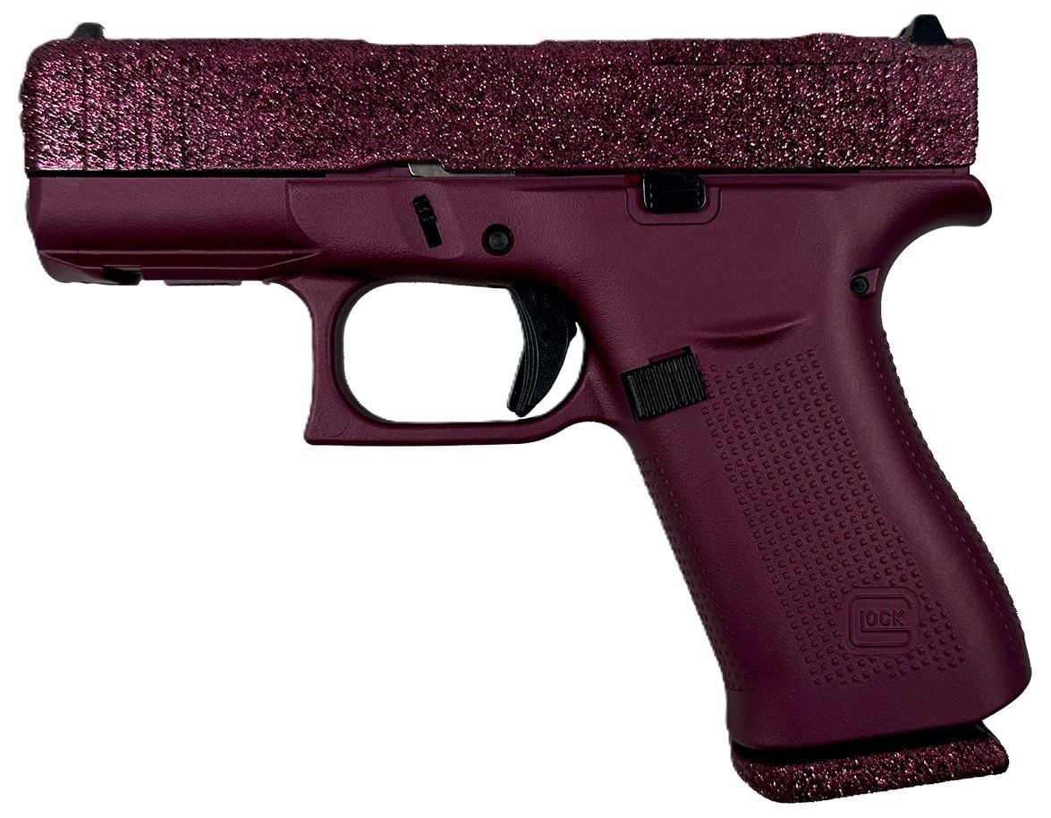 Glock 43X MOS Glitter Gunz Black Cherry PX4350201FRMOSBC | 3.41