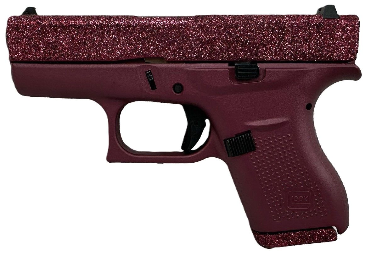GLOCK 42 .380 ACP 3.25 GLITTER GUN BLACK CHERRY UI4250201BCGG | 6