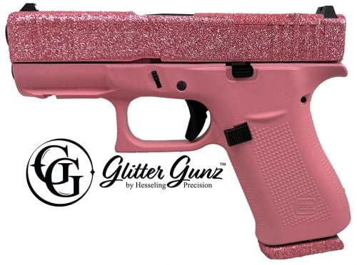 GLOCK 43X MOS 9MM 3.41 GLITTER GUNZ BUBBLE GUM