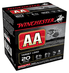 Winchester AMMO AA TARGET 20GA. 2.75 7/8oz #9 25rd box Winchester AMMO AA TARGET 20GA. 2.75 7/8oz #9 25rd box