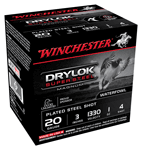 Main product image for Winchester Drylok Super Steel Mag 20ga 3" 1oz #4 25/bx