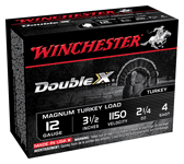 Winchester Double X Turkey 12ga 3.5 2-1/4oz #4 10/bx