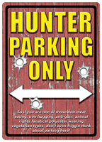 RIVERS EDGE TIN SIGN "HUNTER