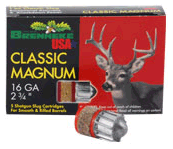 BRENNEKE USA 16GA Classic 1oz Rifled Slug 5rd box - SL162CLM BRENNEKE USA 16GA Classic 1oz Rifled Slug 5rd box - SL162CLM