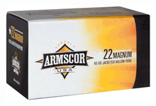 ARMSCOR AMMO .22 MAG  40GR. JHP