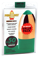 CVA POWERBELT 50CAL 50PK 245GR COPPER AERO TIP - AC1589ATX-50 CVA POWERBELT 50CAL 50PK 245GR COPPER AERO TIP - AC1589ATX-50